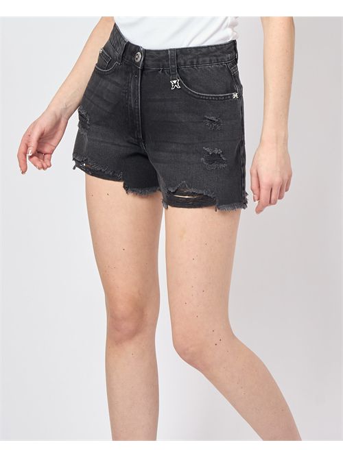 Shorts donna in denim Richmond X neri RICHMOND X | UWP25121SHDENIM BLACK